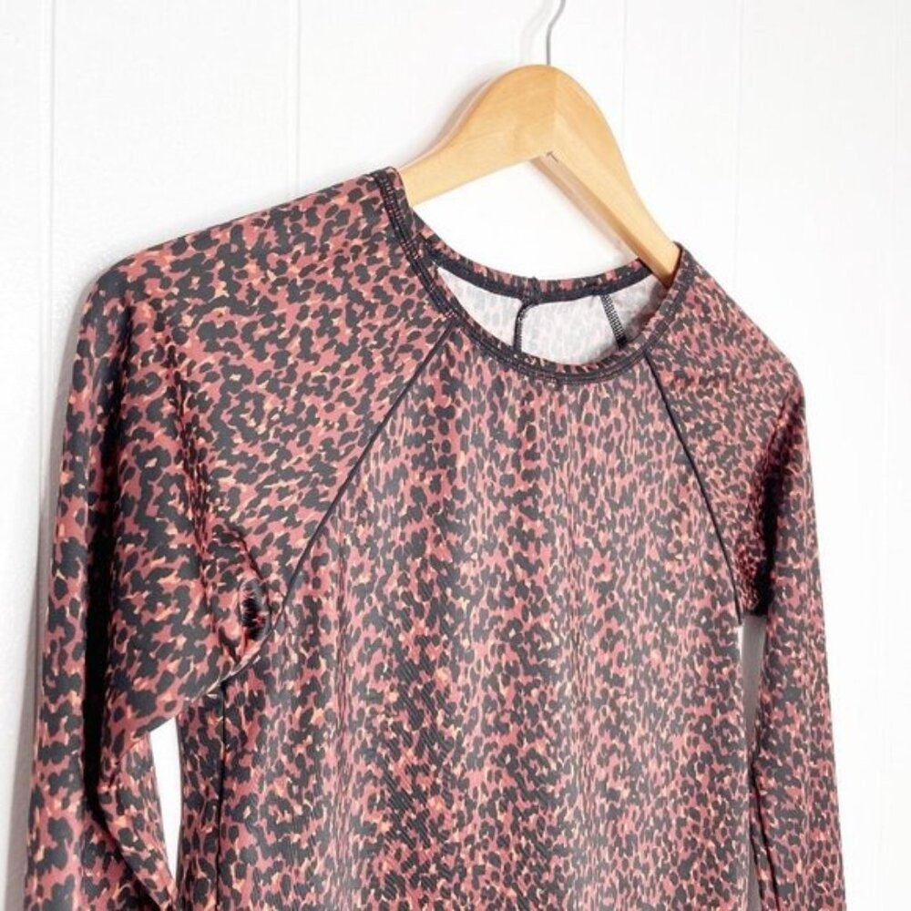 All In Motion Long Sleeve Animal Print Rash Guard - Picture 4 of 8